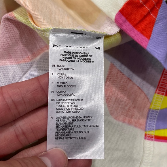 NWT Unisex Adidas Love Unites AOP Multicolor Camo T Shirt H43968 - Picture 7 of 8